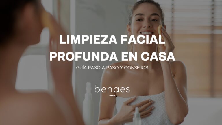 Limpieza facial profunda en casa